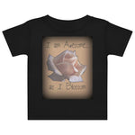 I Am Awesome as I Blossom Rose Kids jersey t-shirt