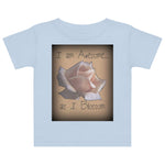 I Am Awesome as I Blossom Rose Kids jersey t-shirt