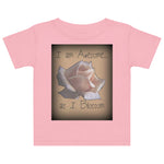 I Am Awesome as I Blossom Rose Kids jersey t-shirt