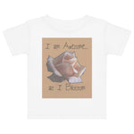 I Am Awesome as I Blossom Rose Baby jersey t-shirt