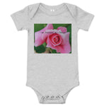 I Am Awesome as I Blossom Rose Baby Bodysuit