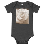I Am Awesome as I Blossom Rose Baby Bodysuit