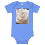 I Am Awesome as I Blossom Rose Baby Bodysuit