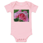 I Am Awesome as I Blossom Rose Baby Bodysuit