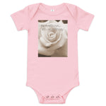 I Am Awesome as I Blossom Rose Baby Bodysuit