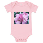 I Am Awesome as I Blossom Rose Baby Bodysuit