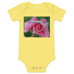 I Am Awesome as I Blossom Rose Baby Bodysuit